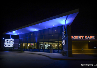 Spark Lighting Color Changing Lighting Moody Health Center BlueLED Lights
