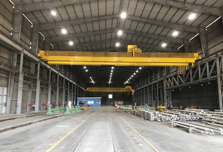LED High Bay Lighting for Foroni Metals Warehouse in Houston