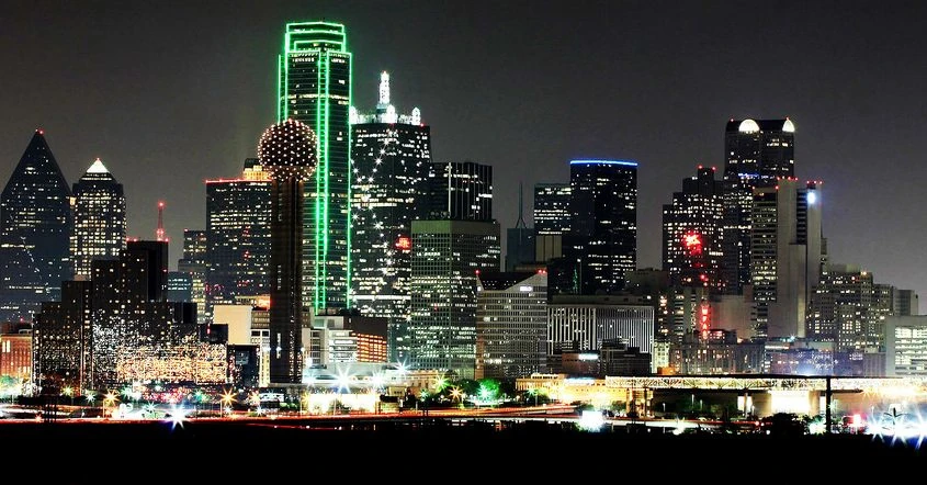 Dallas cityscape — Spark Lighting service area
