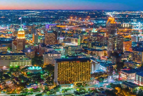 San Antonio cityscape — Spark Lighting service area