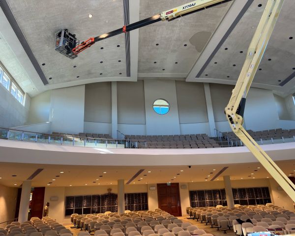 Recessed Lighting at Beth-El Congregation in Fort Worth