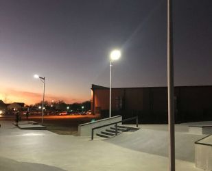 Solar Lighting at a Skate Park for the City of the Colony in DFW