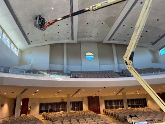 Recessed Lighting at Beth-El Congregation in Fort Worth