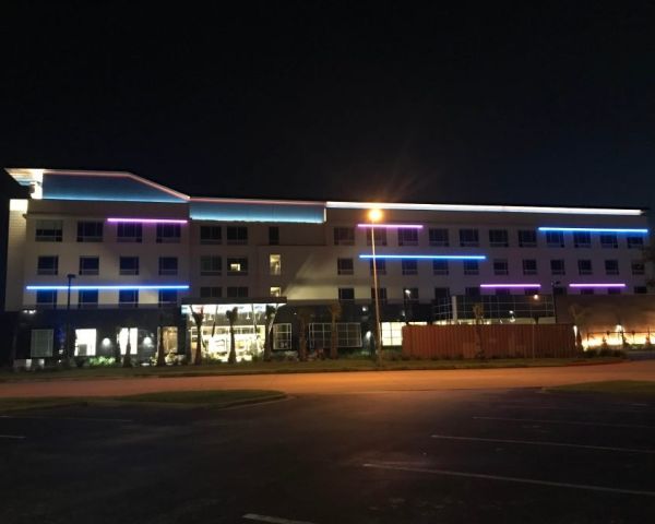 Linear Color Changing at Aloft Hotel in Katy, Texas
