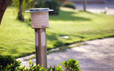 spark-lighting-solar-bollards-on-pathway