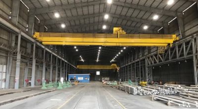 Spark Lighting LED High Bay Lighting for Foroni Metals Warehouse in Houston