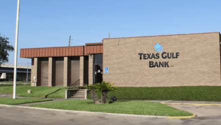 Exterior LED Lighting for Texas Gulf Bank in Clute, TX