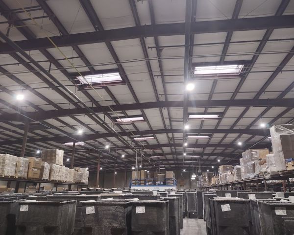 LED Warehouse Lighting for Aquatic Bath in Dallas